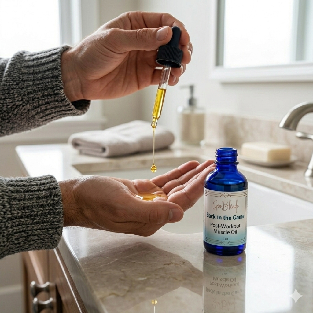 GeoBlends Back in the Game Post-Workout Muscle Oil